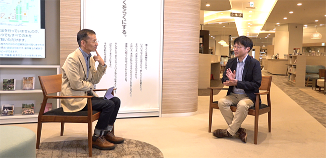 シリーズ図書館のビジョンのインタビュー風景