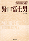 「人物書誌大系 42 野口冨士男」書影